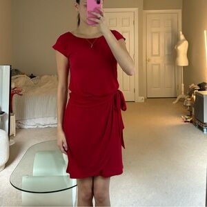 Saint Tropez West Elegant Red Dress